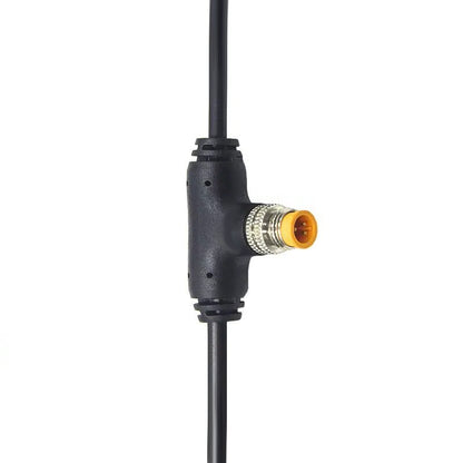 M8 T Type Waterproof Connector  2 3 4 5 6 7 8 Pin LED Light Strip Waterproof Connector Wire Harness