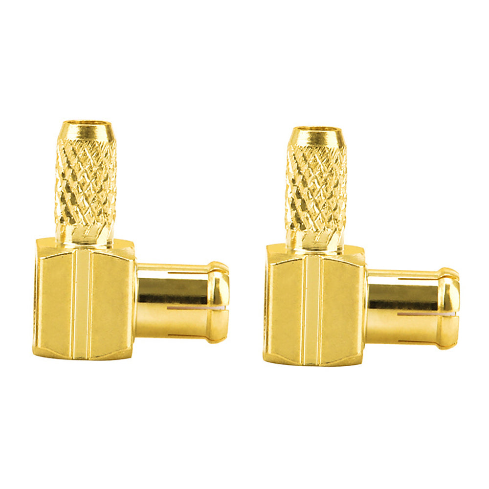 90° Elbow MCX-JW-1.5 Coaxial Terminal, Crimp MCX Male Connector for RG316 Wire