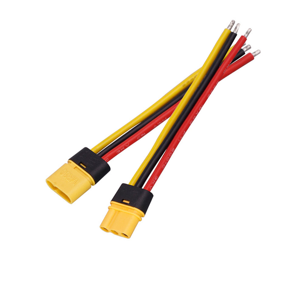 MR30 3Pin 16AWG Silicone Power Cable for FPV Multirotor Drone ESC RC Aircraft Interconnect Wire
