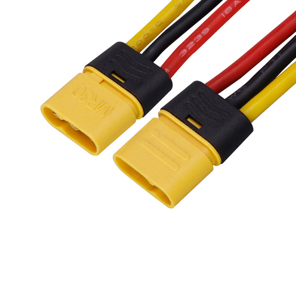 MR30 3Pin 16AWG Silicone Power Cable for FPV Multirotor Drone ESC RC Aircraft Interconnect Wire
