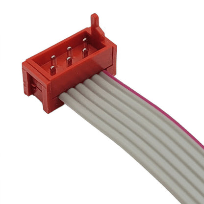 MicroMatch Red IDC Cable 1.27MM Automotive Electronics Wire Harness