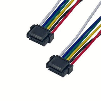 Molex 5055650601 Micro-Lock Plus 1.25mm Pitch 6Pin Black Receptacle Cable Automotive Miniature Interior Sensor Wire Harness