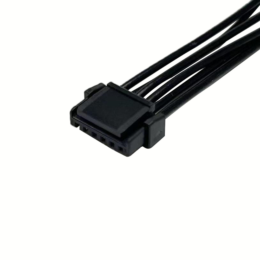 Molex 5055650601 Micro-Lock Plus 1.25mm Pitch 6Pin Black Receptacle Cable Automotive Miniature Interior Sensor Wire Harness