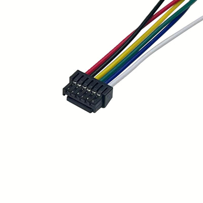 Molex 5055650601 Micro-Lock Plus 1.25mm Pitch 6Pin Black Receptacle Cable Automotive Miniature Interior Sensor Wire Harness