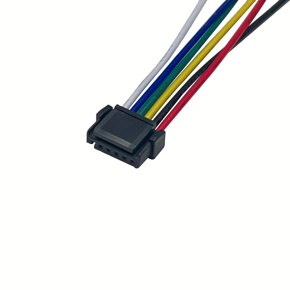 Molex 5055650601 Micro-Lock Plus 1.25mm Pitch 6Pin Black Receptacle Cable Automotive Miniature Interior Sensor Wire Harness