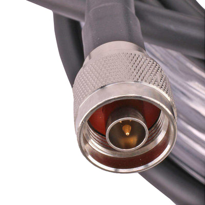 1 Meter LMR400 Ultra Low Loss Coax Cable N Male to RP-SMA Male High Frequency Antenna RF Jumper