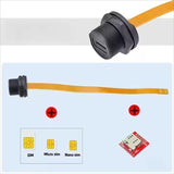 SIM TF Connector FPC Cable Waterproof Connector IP67 Male Female Cable Plug 20cm Nano Sim Card Extender FPC Ribbon Cable