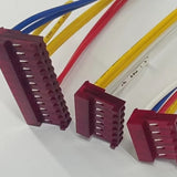 TE MTA156 3-643818-2 2P 3.96mm Pitch IDC Connector Cable Receptacle Female Wire Harness