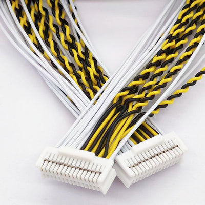 HRS DF50S-30DS-1C 1mm Pitch Positive Lock Wire-to-Board Connector Extension Cable Wire Harness for Computer Motherboard Graphics Card