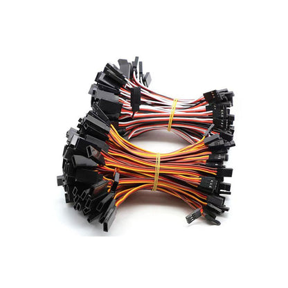 Extension Cable Aircraft Servo Y Type Cable JR Public to Female White Red Black Splicing Cable
