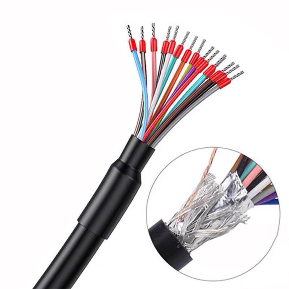15-Pin DB15 Male to Bare End Extension and Connection Wire