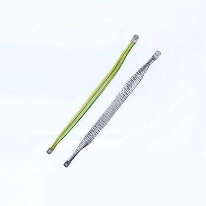 New energy vehicle charging pile grounding wire copper braided wire with terminal soft copper connection charging cabinet ground