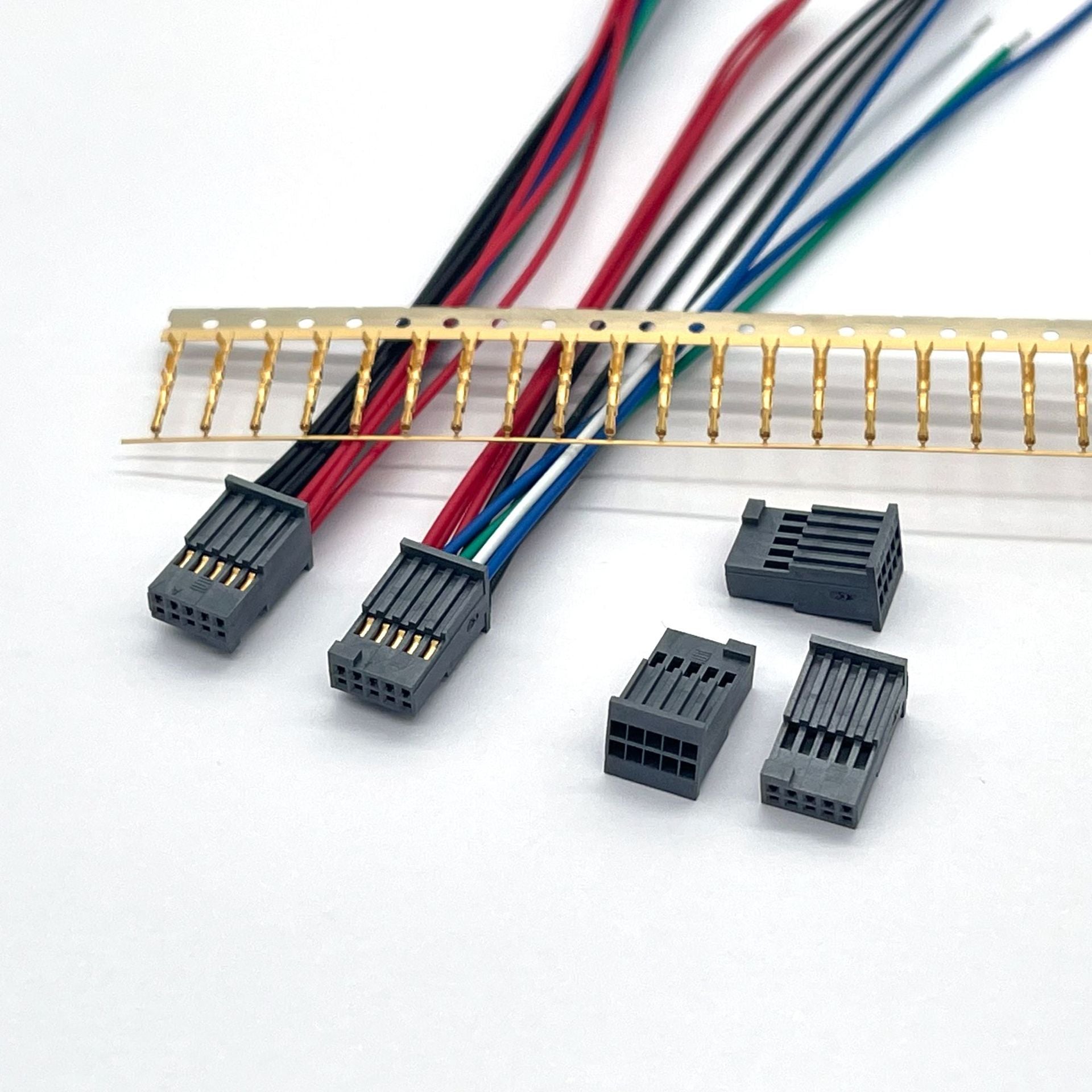 ISDF-05-D Tiger Eye™ Discrete Wire 1.27mm Pitch Socket Housing Wire Harness for Electronic Equipment