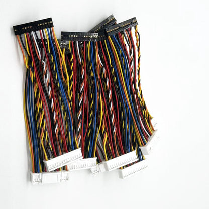 JST PUDP-30V-S to Dupont 2.0mm Pitch Dual-row Wire-to Board Connector with Strong-locking Mechanism Twisted Cable for PCB Power Supply
