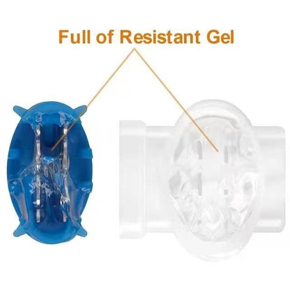 314 Connector Automatically Peels Off Waterproof Blue Connector with 3-hole Terminal Block Wire Harness for Mowing Machine