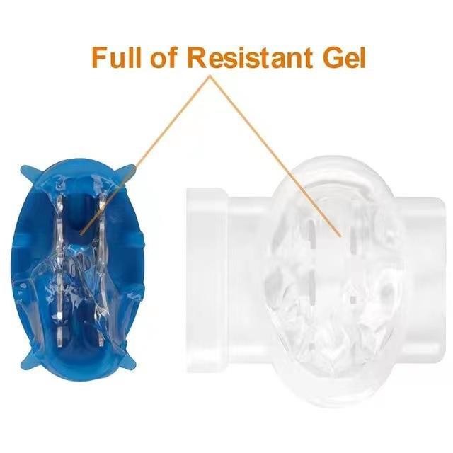 314 Connector Automatically Peels Off Waterproof Blue Connector with 3-hole Terminal Block Wire Harness for Mowing Machine