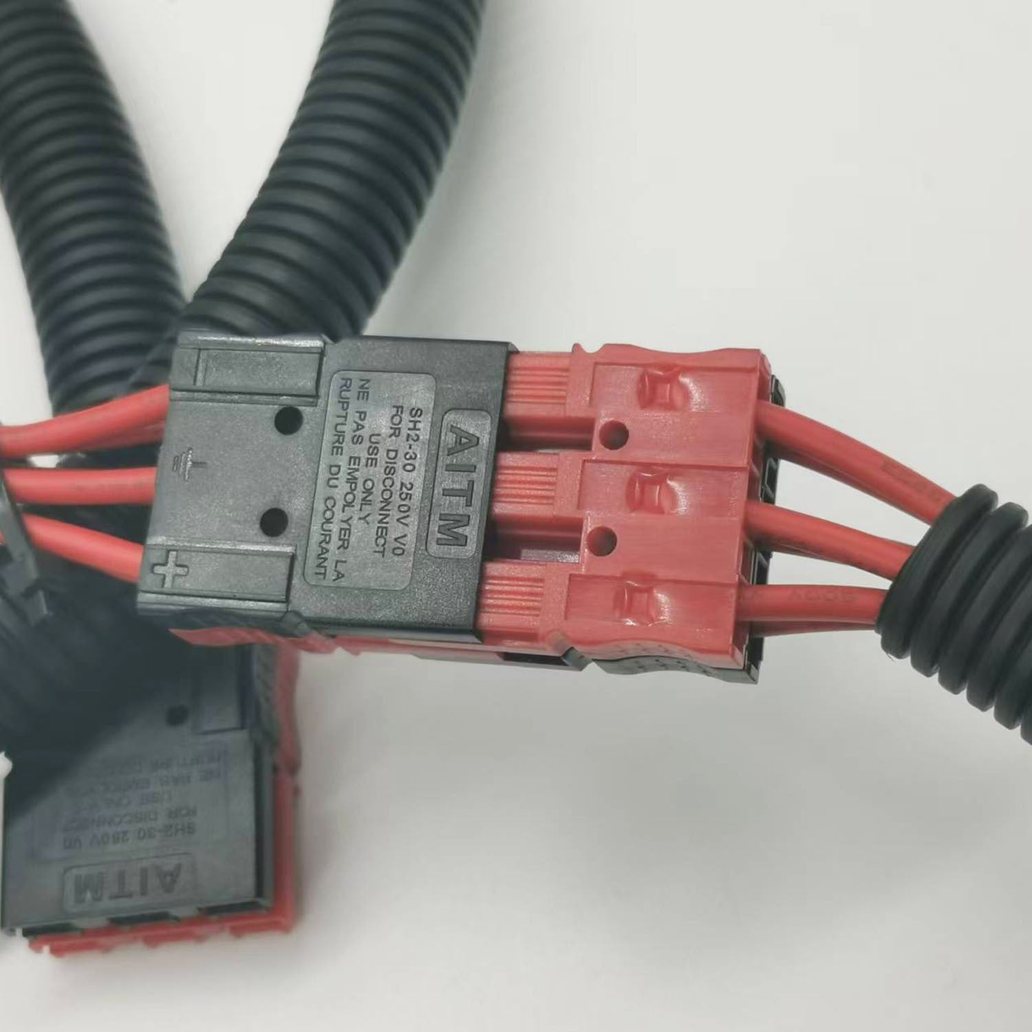 Anderson 30A Car Connector Extension Cable Assembly SH2-30 250V V0 for Disconnect Use of Wire Customized