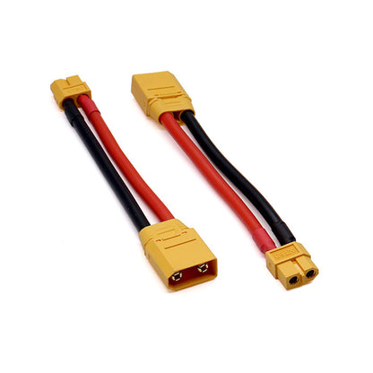 XT60 to XT90 Plug Connector Wire Male to Female Adapter Cable 10AWG Aircraft Model Power Supply Battery Charging Cable
