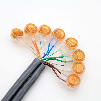 K1K2K3 Ethernet Telephone Line Terminal Block Connector Copper Cable UY-Schnittstelle Klemme Einzeladerverbinder Wire Harness with UY Twisted Cable