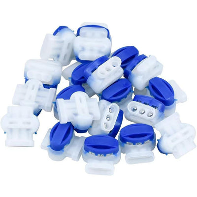 314 Connector Automatically Peels Off Waterproof Blue Connector with 3-hole Terminal Block Wire Harness for Mowing Machine