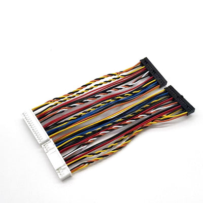 JST PUDP-30V-S to Dupont 2.0mm Pitch Dual-row Wire-to Board Connector with Strong-locking Mechanism Twisted Cable for PCB Power Supply