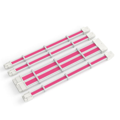 5557 4.2mm Ethernet Power Extension Cable MB/CPU/GPU 4-Piece Set Nylon Braided Extension Cable