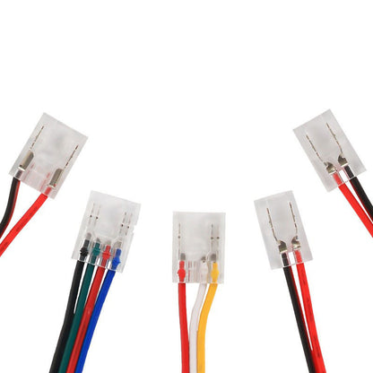 8mm 10mm 12mm COB Light Strip Wire Harness Head Accessories Joint Serial 2-Wire 3-Wire 4-Wire Extension Cable Connector