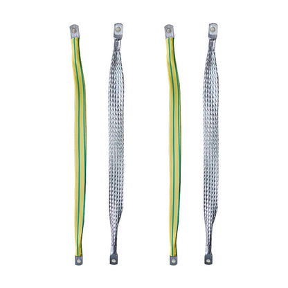 New energy vehicle charging pile grounding wire copper braided wire with terminal soft copper connection charging cabinet ground