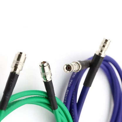 OEM BNC Cable Molex Mini DIN 1.0 2.3 23 AWG Strand Copper Cable Wire Assembly