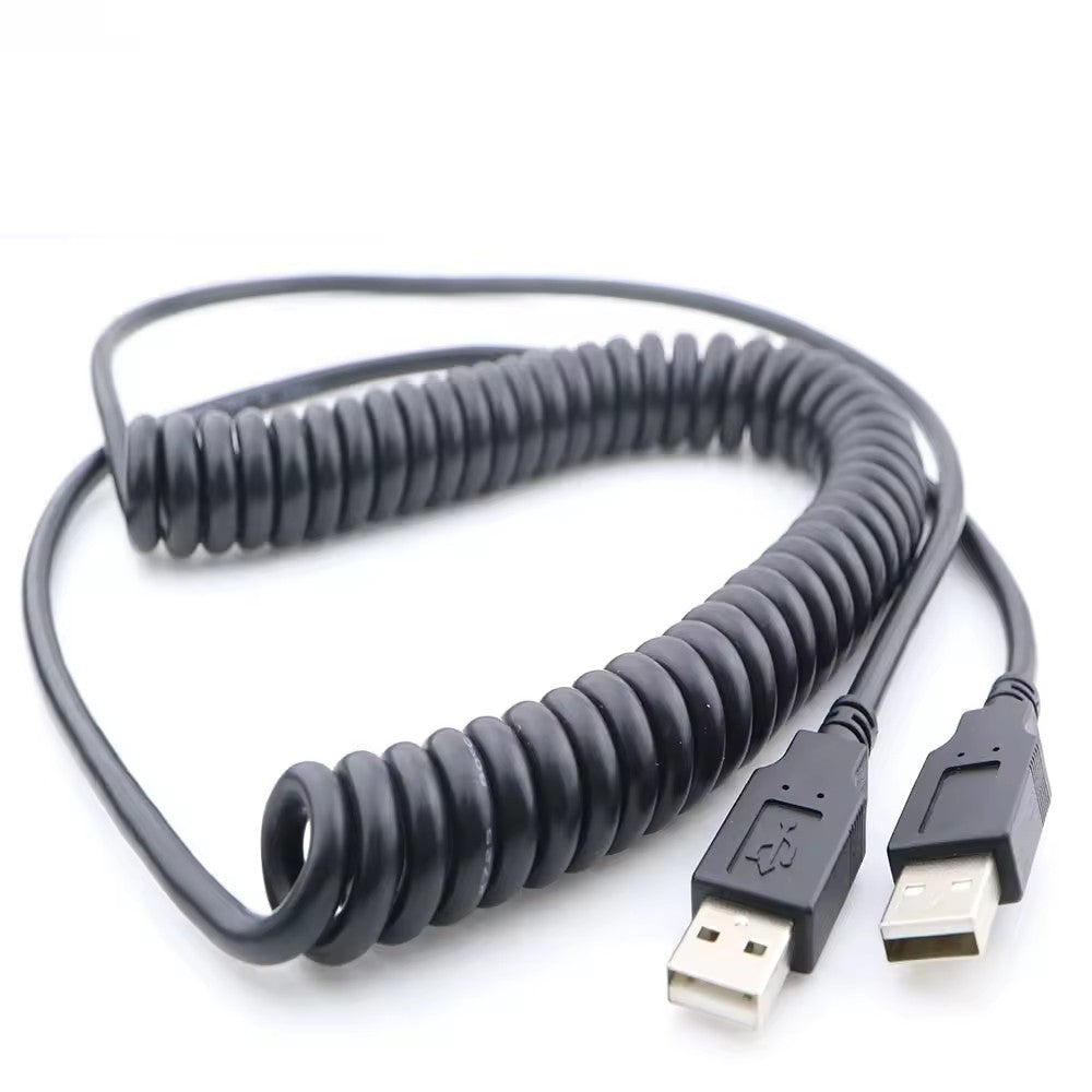 OEM Custom Fast Charging USB A to other connector Spiral Cable Assembly