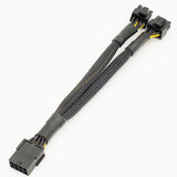 Manufacturer Supply Fully Covered GPU New 8pin to Double 6+2pin Female Converted PC Video Card Power Cable