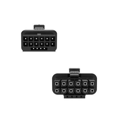 Кабель питания для видеокарты PCIE5.0 12VHPWR 12+4pin, удлинительный кабель 600 Вт, угол 90 градусов. 