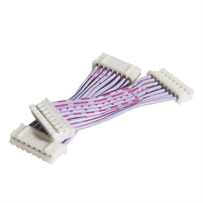 PH2.0 Red and White Parellel Cable Double-Ended Same Direction 8Pin Terminal Electronic Connector Wire