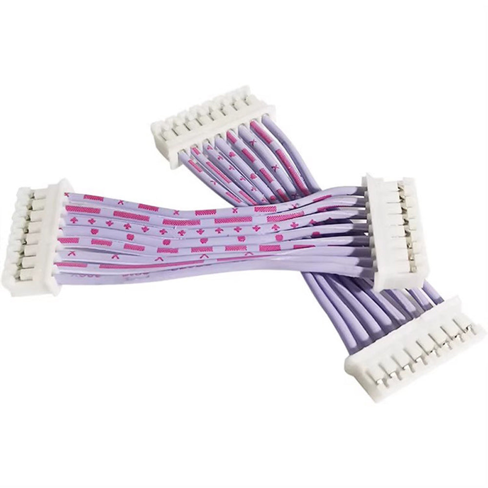 PH2.0 Red and White Parellel Cable Double-Ended Same Direction 8Pin Terminal Electronic Connector Wire