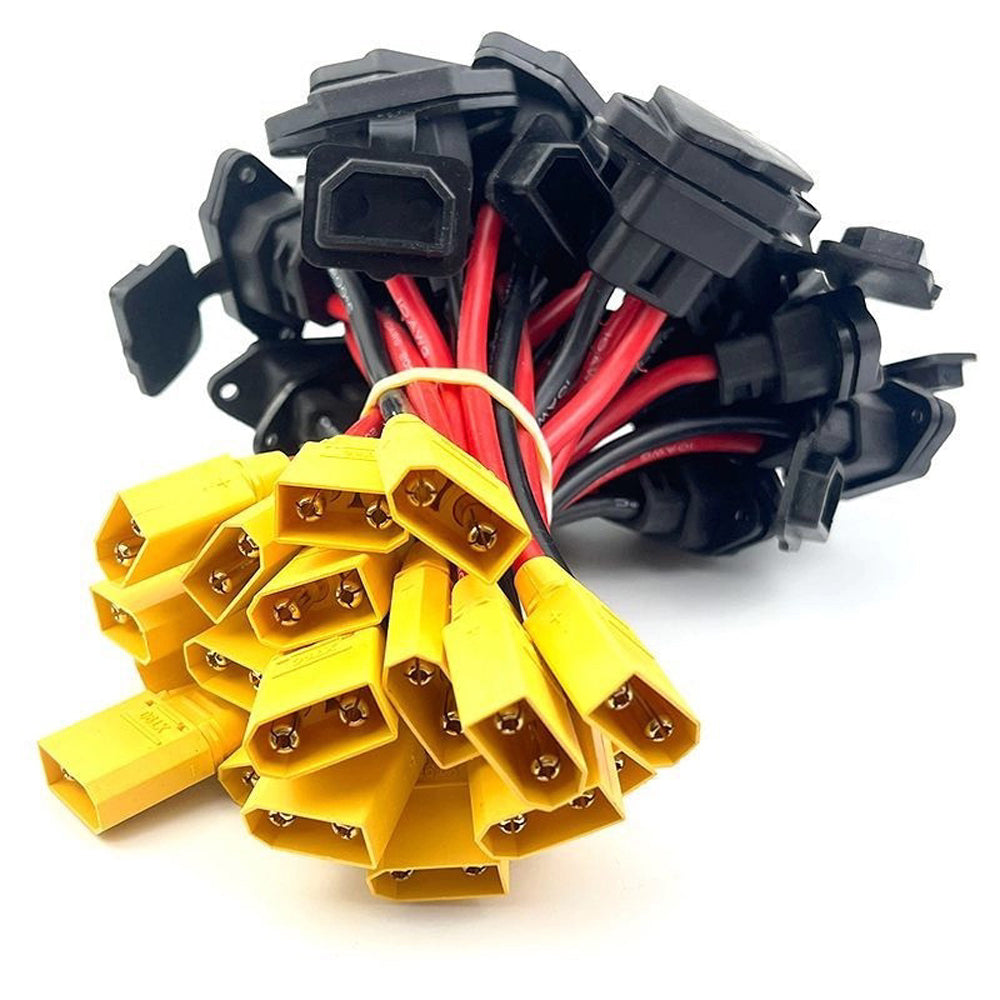 Power Charging Extension Cable to XT60 XT90 Male Female Connector Lithium Battery Wire Harness