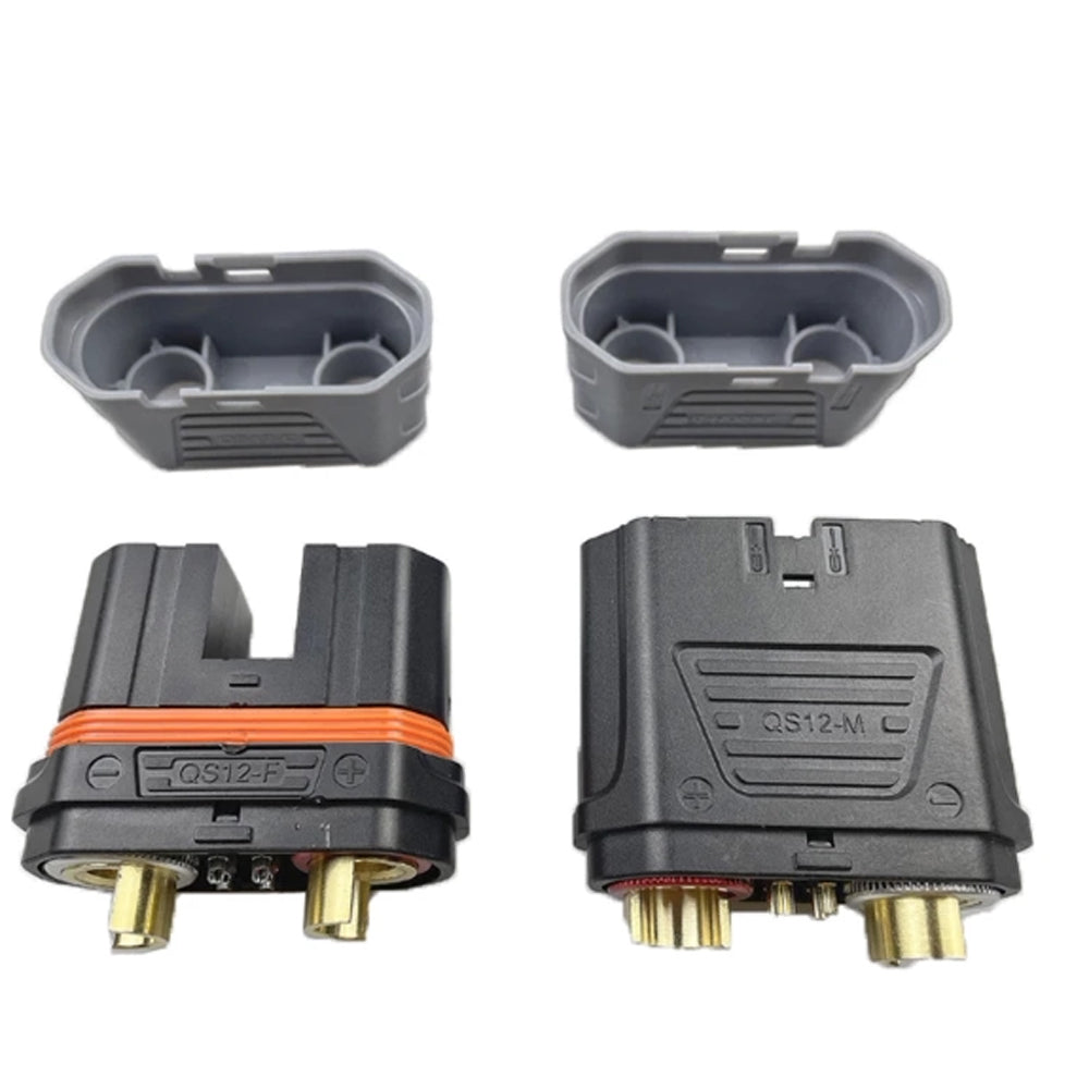 QS12-S Male Female Large Current Anti Spark Connector Model Aircraft Lithium Battery Plug