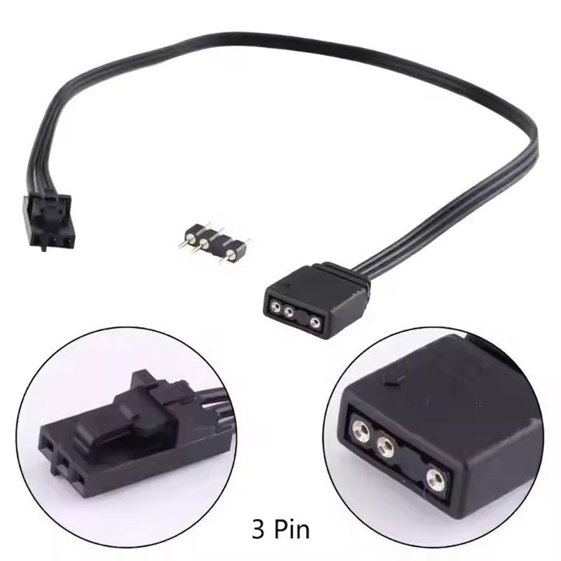 Ql Ll120 Icue Divine Light Синхронный 3-контактный 4-контактный кабель, подходящий для адаптера контроллера пиратского корабля 