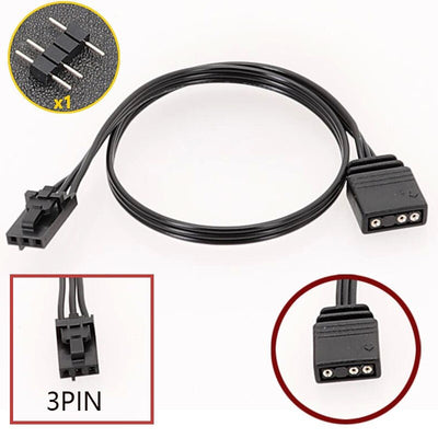 Ql Ll120 Icue Divine Light Синхронный 3-контактный 4-контактный кабель, подходящий для адаптера контроллера пиратского корабля 