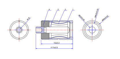 RCA Jack Socket/Audio Video Plug Connector RCA Female Socket Connector
