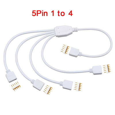4-контактный RGB LED-разъем, кабель-удлинитель 1 на 4