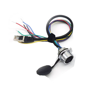 RJ45 Cable to Metal Aviation Plug With Waterproof Cap Machine Equipment Power Connector Wiring Harness
