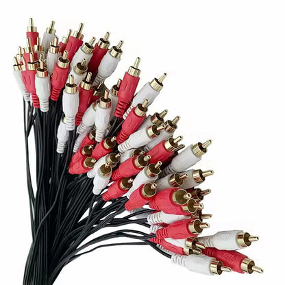 Rca Audio Video Cable Connector Wiring Harness Personalized Wire Harness for TV DVD VCD