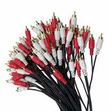 Rca Audio Video Cable Connector Wiring Harness Personalized Wire Harness for TV DVD VCD