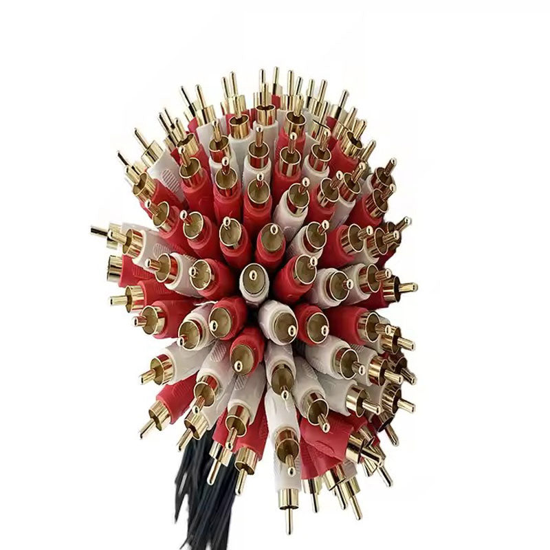 Rca Audio Video Cable Connector Wiring Harness Personalized Wire Harness for TV DVD VCD