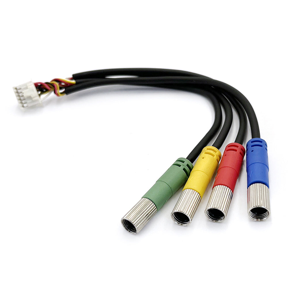 Robot Wiring Harness M8 Waterproof Aviation Plug M12 2-6 Core Male and Female Connector Cable