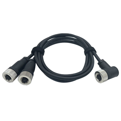 Robot Wiring Harness M8 Waterproof Aviation Plug M12 2-6 Core Male and Female Connector Cable