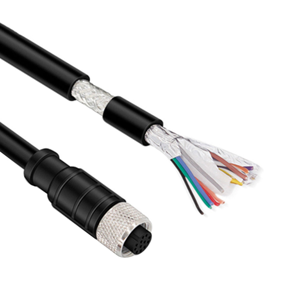 Robot Wiring Harness M8 Waterproof Aviation Plug M12 2-6 Core Male and Female Connector Cable