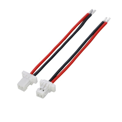 SH1.0 2Pin Single-End Silicone Red Black Wire Harness Massager AI Smart Toy Connection Cable