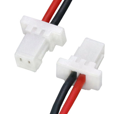 SH1.0 2Pin Single-End Silicone Red Black Wire Harness Massager AI Smart Toy Connection Cable