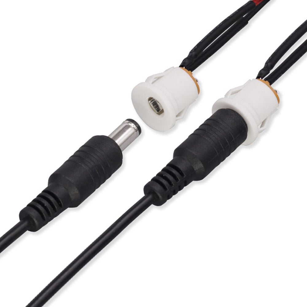 SM2.54-2P Terminal Wire Card Type DC022 5521 5525 Female Connector Red and Black Wiring Harness